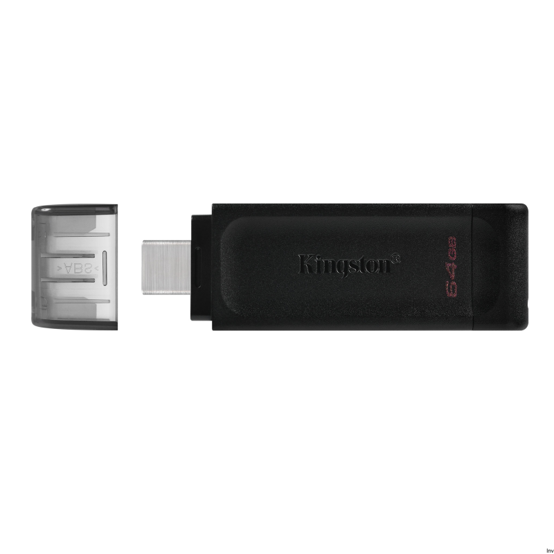 Pendrive Kingston DataTraveler 70 64GB USB-C 3.2 czarny