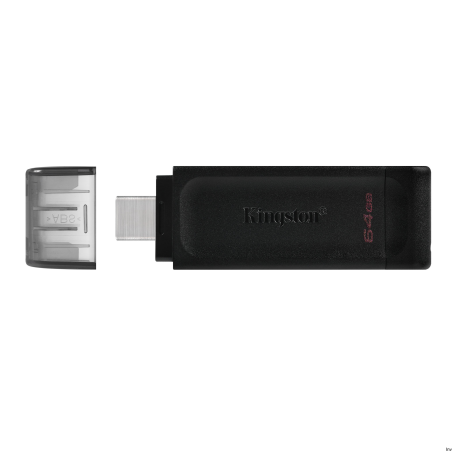Pendrive Kingston DataTraveler 70 64GB USB-C 3.2 czarny