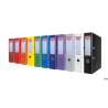 Segregator Office Products PP A4 75mm czerwony z wymienną etykietą grzbietową