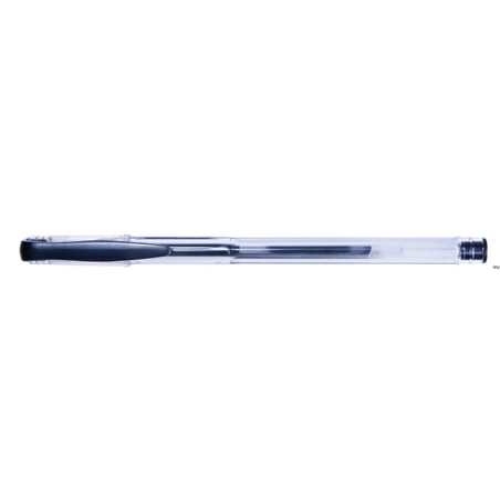 Długopis żelowy Office Products 0,5mm, czarny, z wymiennym wkładem, długość linii pisania 300m