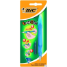 Pióro wieczne BIC Easy Clic Standard niebieskie 1 sztuka z kauczukowym uchwytem i stalową stalówką