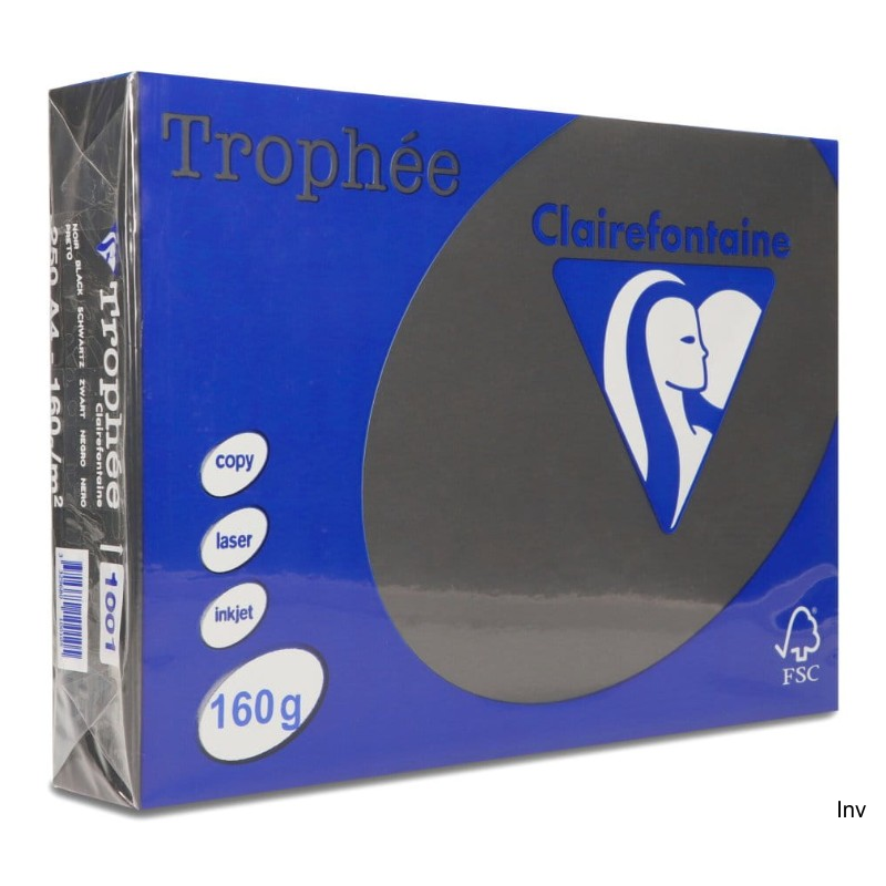 Papier xero A4 160g czarny TROPHEE EMERSON 250 arkuszy