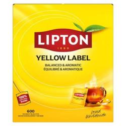 Herbata LIPTON czarna, Yellow Label, 600 kopert