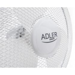 Wentylator ADLER AD 7304, biurkowy, śr. 40cm, 90W, biały
