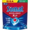 Kapsułki do zmywarki SOMAT Excellence 3w1, 70 szt., lemon