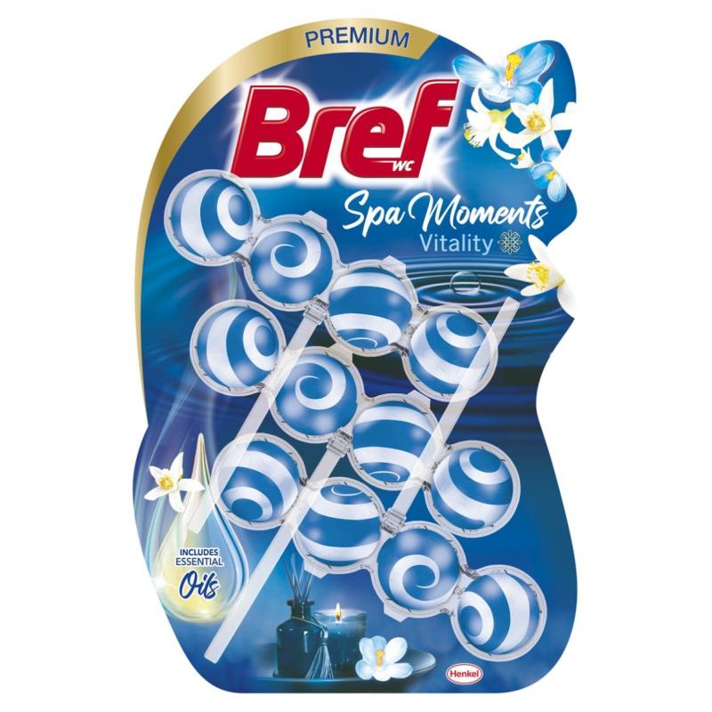 Kulki myjąco-zapachowe BREF Spa Moments Vitality, 3 x 50 g