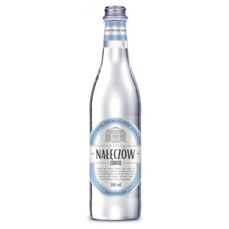 PAKIET Woda NAŁĘCZÓW ZDRÓJ, gazowana, butelka szklana, 500ml