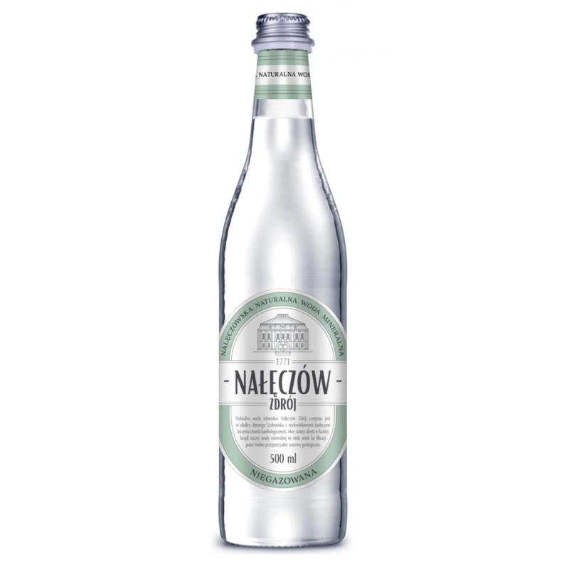 PAKIET Woda NAŁĘCZÓW ZDRÓJ, niegazowana, butelka szklana, 500ml