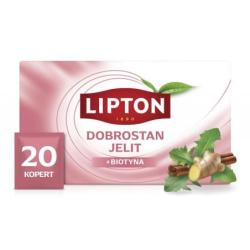Herbata LIPTON Functional, ziołowa, dobrostan jelit, 20 kopert