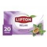Herbata LIPTON Functional, ziołowa, relax, 20 kopert