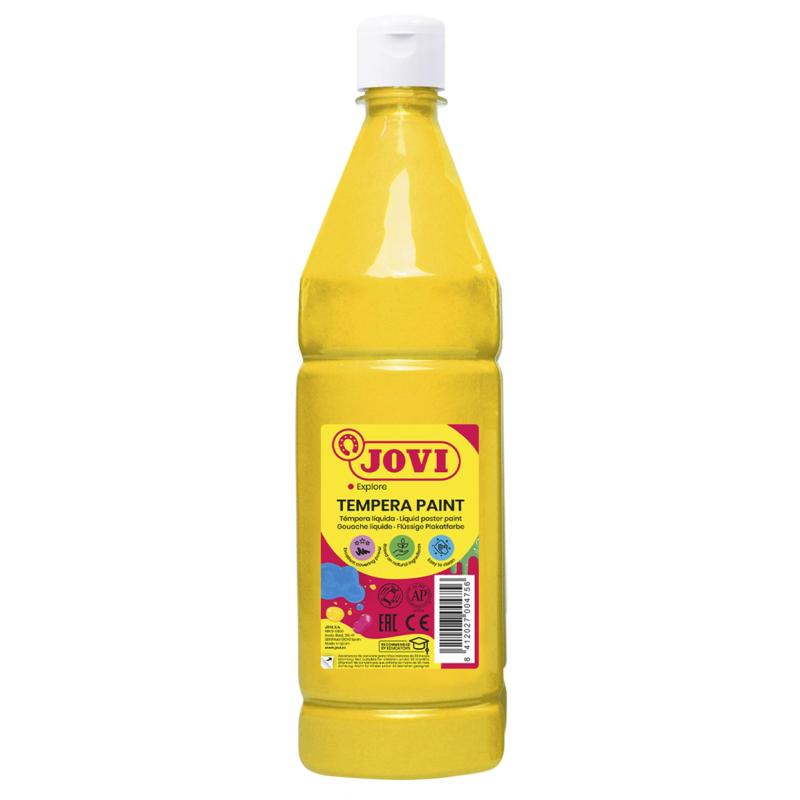 Farba plakatowa JOVI, 1000ml, żółta