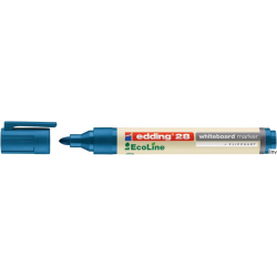 Marker Edding ekologiczny do tablic suchościeralnych niebieski okrągła końcówka 1,5-3 mm