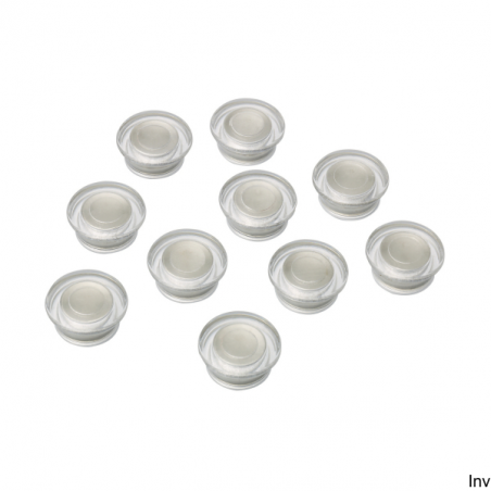 Mocne magnesy transparentne Nobo do tablic szklanych 32mm (10 sztuk)