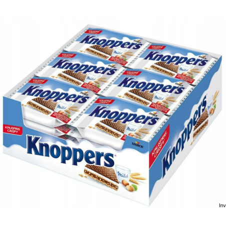 Wafelek Knoppers mleczno-orzechowe 25g