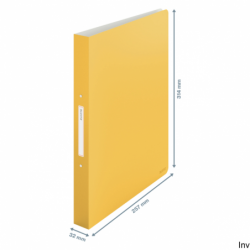 Segregator Leitz Cosy 2-ringowy, szerokość 32 mm, żółty