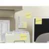 Bloczki samoprzylepne Post-it Super Sticky 76x76mm, żółte, 16x90 sztuk, 2 bloczki GRATIS