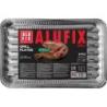 Tacki grillowe ALUFIX Fix-Grill, aluminiowe, prostokątne, 5 szt.