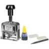 Numerator automatyczny OFFICE PRODUCTS, 8 cyfr, wys. liczb 4,5mm, srebrny