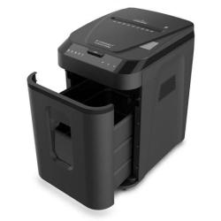 Niszczarka Q-CONNECT Q180, z automatycznym podajnikiem, czarna
