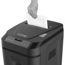 Niszczarka Q-CONNECT Q180, z automatycznym podajnikiem, czarna