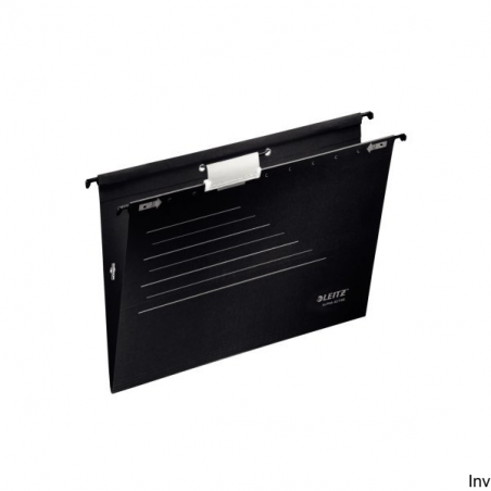 Teczki zawieszane z gumką Leitz Alpha Active, czarne, A4, 225 gsm, 5 sztuk