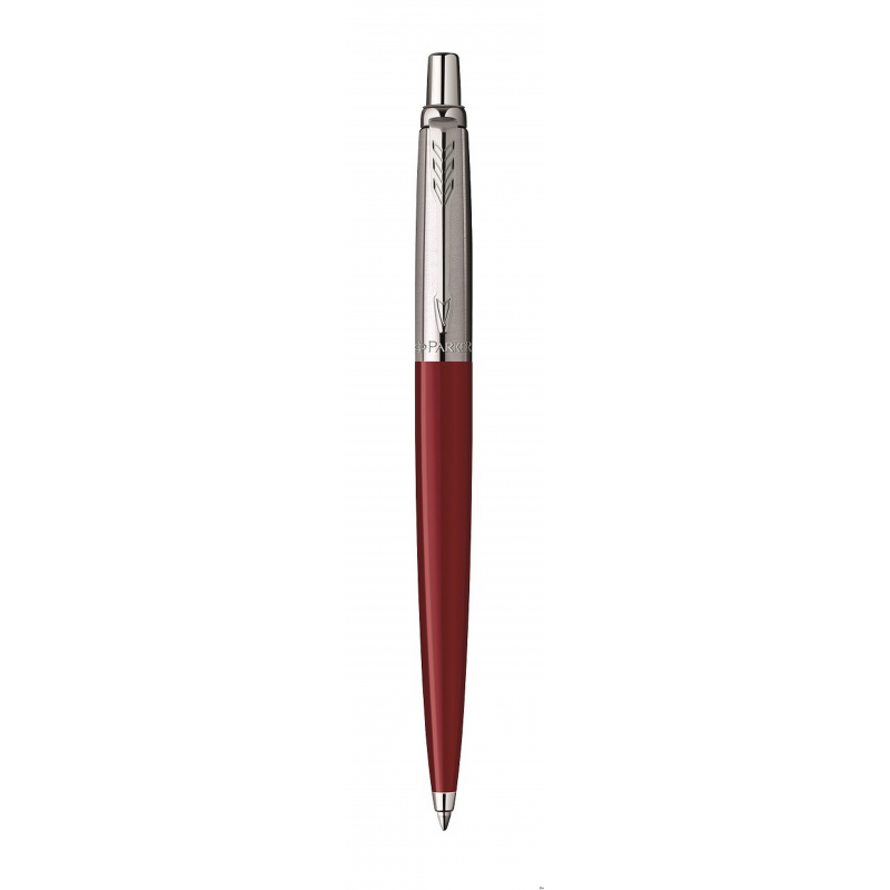Długopis kulkowy Parker Jotter Originals czerwony z polerowaną stalową skuwką, blister