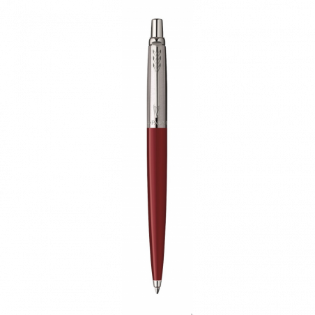 Długopis kulkowy Parker Jotter Originals czerwony z polerowaną stalową skuwką, blister