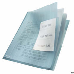 Folder Leitz Combifile A4 z przekładkami niebieski folia 200 mic (opakowanie 3 sztuki)