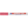 Marker lakierowy Edding 750 2-4mm czerwony końcówka okrągła