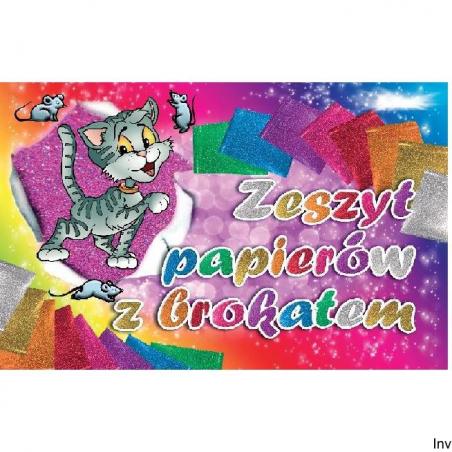 Zeszyt papierów z brokatem B4 Aliga ZB-4