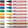 Marker lakierowy Edding 750 2-4mm czerwony końcówka okrągła