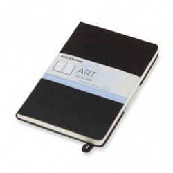 Notes Art Watercolour MOLESKINE L (13x21cm), 72 strony, czarny