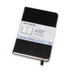 Notes Art Watercolour MOLESKINE P (9x14cm), 60 stron, czarny
