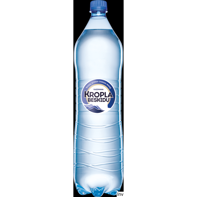 Kropla Beskidu woda gazowana 1,5L butelka PET zgrzewka 6 sztuk z kaucją