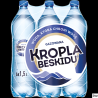 Kropla Beskidu woda gazowana 1,5L butelka PET zgrzewka 6 sztuk z kaucją