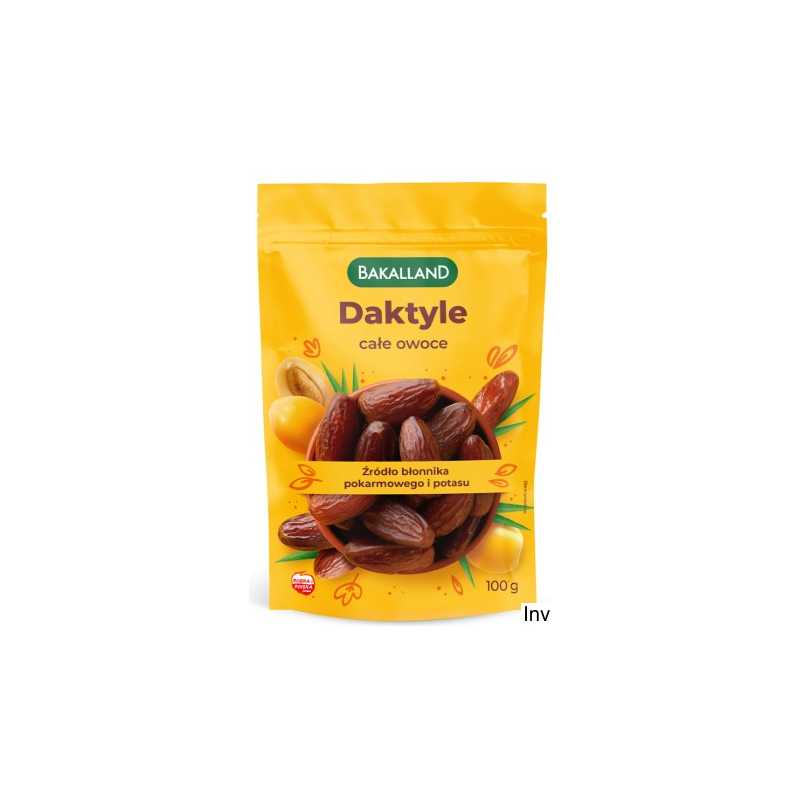 Daktyle suszone bez pestek 100g Bakalland