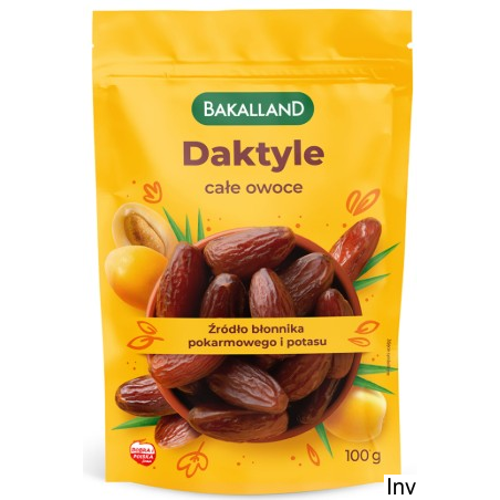 Daktyle suszone bez pestek 100g Bakalland