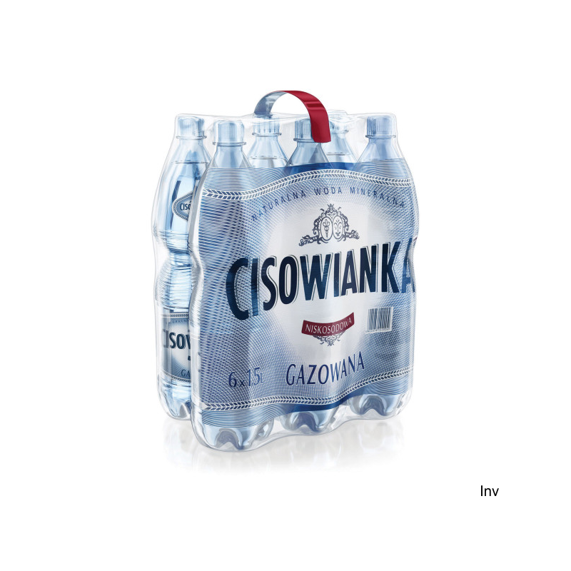 Woda CISOWIANKA 1.5l gazowana zgrzewka 6 szt. KAUCJA