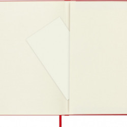Notes MOLESKINE Classic L (13x21 cm) w kropki, twarda oprawa, scarlet red, 240 stron, czerwony