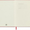 Notes MOLESKINE Classic L (13x21cm) w kratkę, twarda oprawa, 240 stron, czerwony