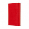 Notes MOLESKINE Classic L (13x21cm) w kratkę, twarda oprawa, 240 stron, czerwony