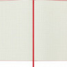 Notes MOLESKINE Classic L (13x21cm) w kratkę, twarda oprawa, 240 stron, czerwony