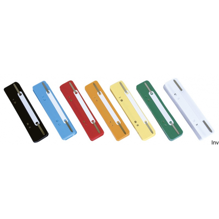 Wąsy skoroszytowe Donau 150x34mm, metalowe, 25 sztuk, mix kolorów