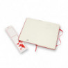 Notes MOLESKINE Classic L (13x21cm) w linie, twarda oprawa, 240 stron, czerwony
