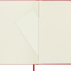 Notes MOLESKINE Classic L (13x21cm) w linie, twarda oprawa, 240 stron, czerwony