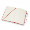 Notes MOLESKINE Classic L (13x21cm) w linie, twarda oprawa, 240 stron, czerwony