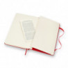 Notes MOLESKINE Classic L (13x21cm) w linie, twarda oprawa, 240 stron, czerwony