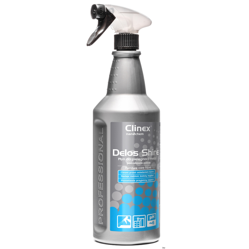 Płyn do czyszczenia mebli CLINEX 750 ml, do mebli drewnianych i drewnopodobnych, antystatyczny