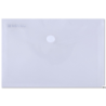 Teczka kopertowa A6 transparentna na zatrzask Donau 180µm 150x115mm
