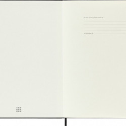 Notes MOLESKINE Classic XL (19x25cm) gładki, twarda oprawa, 192 strony, czarny